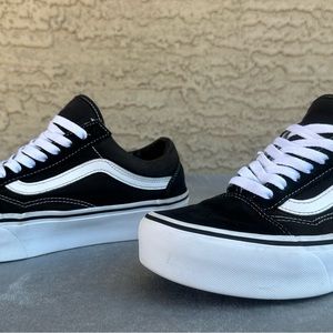 Vans Old Skool Platform woman size 8